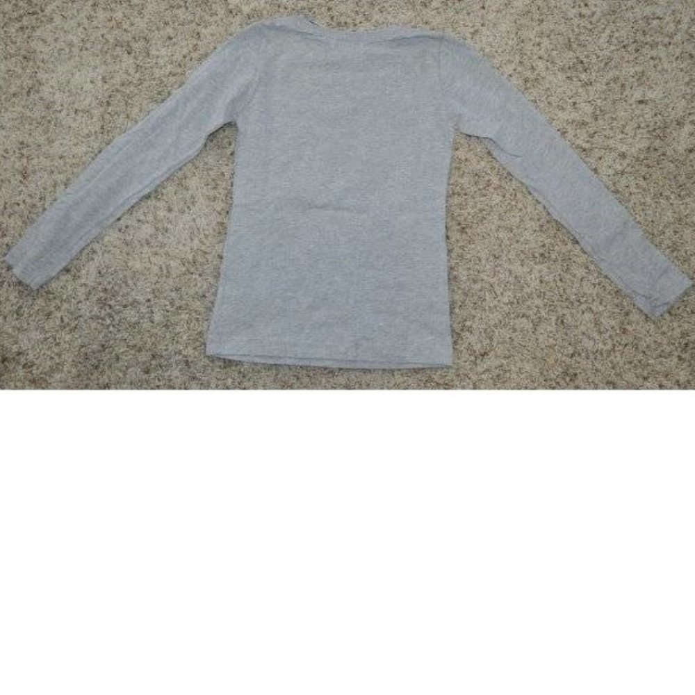 Girls Disney Star Wars Shirt 14/16 Gray Darth Vader Droids Long Sleeve Crew Neck - Picture 4 of 4